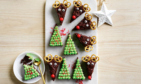 christmas brownies