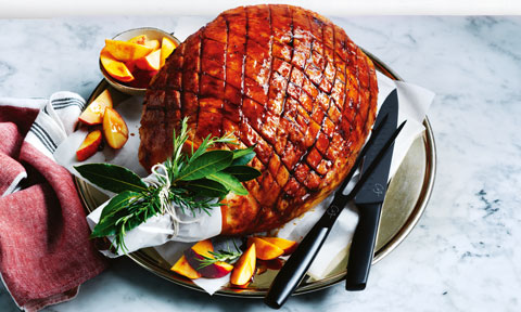 Curtis Stone’s orange, brown sugar and mustard glazed ham