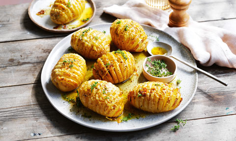 Hasselback potatoes