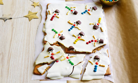 Melted snowman bark