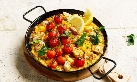 Cheat’s chicken paella
