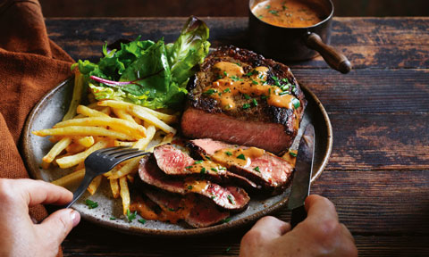 Best-ever steak diane