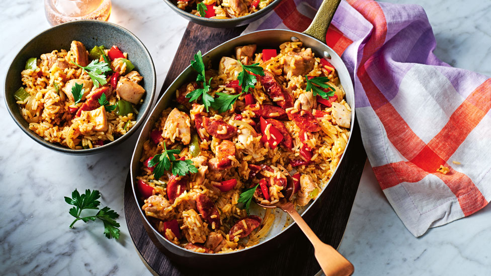 Chicken and chorizo jambalaya