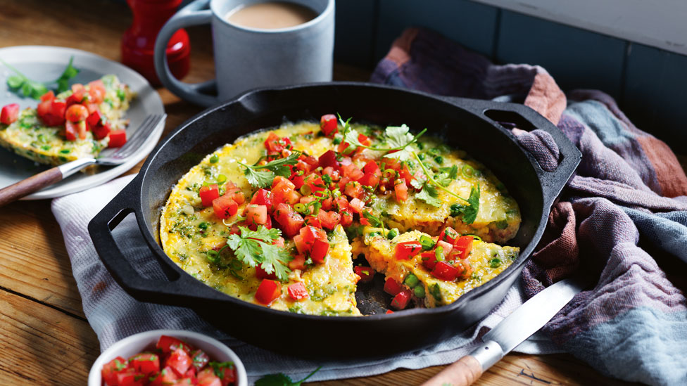 Fried rice frittata