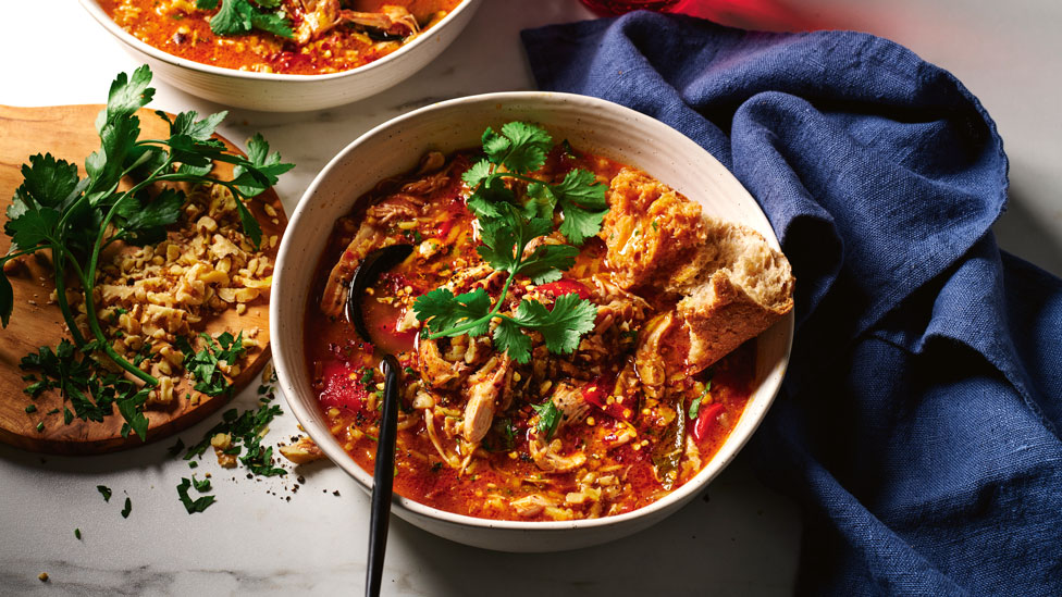 Kharcho (Georgian chicken soup)