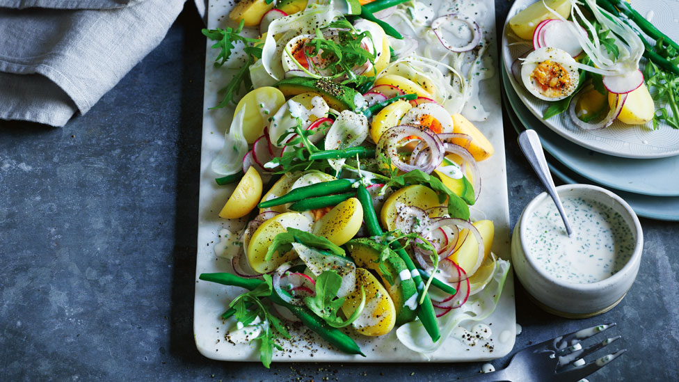 Salt and vinegar potato salad