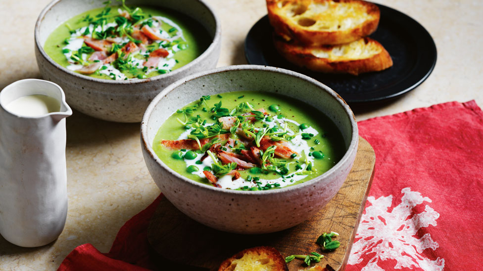 The new pea and ham soup 