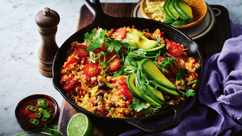 Vegan Mexican-style rice