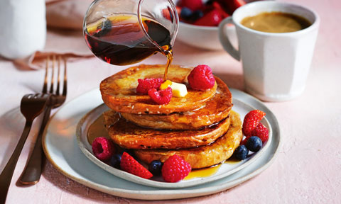 Burger bun French toast