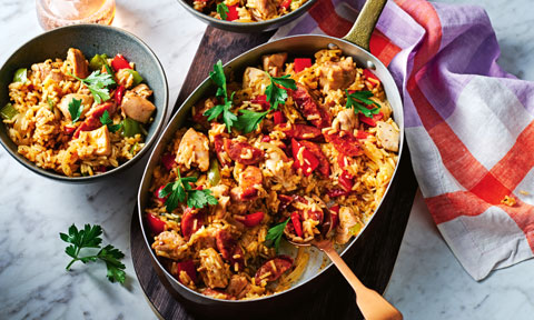 Chicken and chorizo jambalaya
