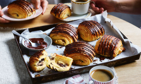 Chocolate croissants