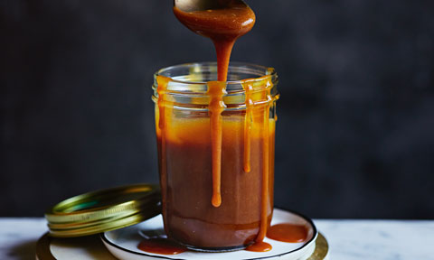 Salted caramel sauce