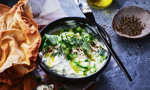 Homemade tzatziki