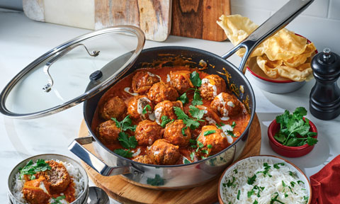 Lamb korma meatballs