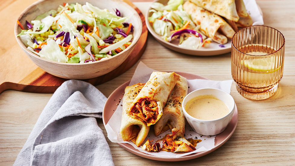 Chipotle chicken taquitos
