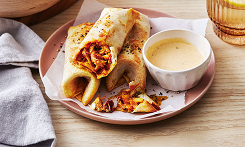 Chipotle chicken taquitos