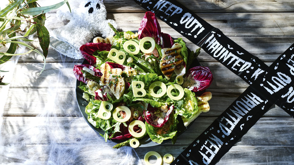 ghostly caesar salad