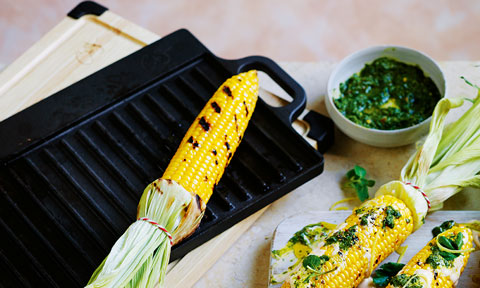 Grilled corn