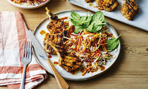 curried lamb cutlets