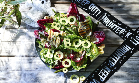 ghostly caesar salad
