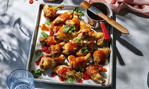 sweet and spicy chicken wings