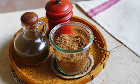 Texas style spice rub in a jar