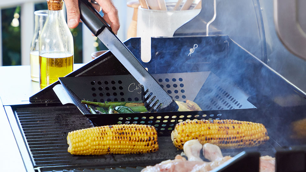corn on a bbq