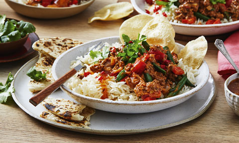 Beef keema mince curry