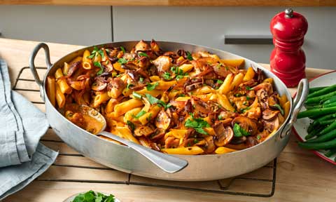 Chicken stroganoff bake
