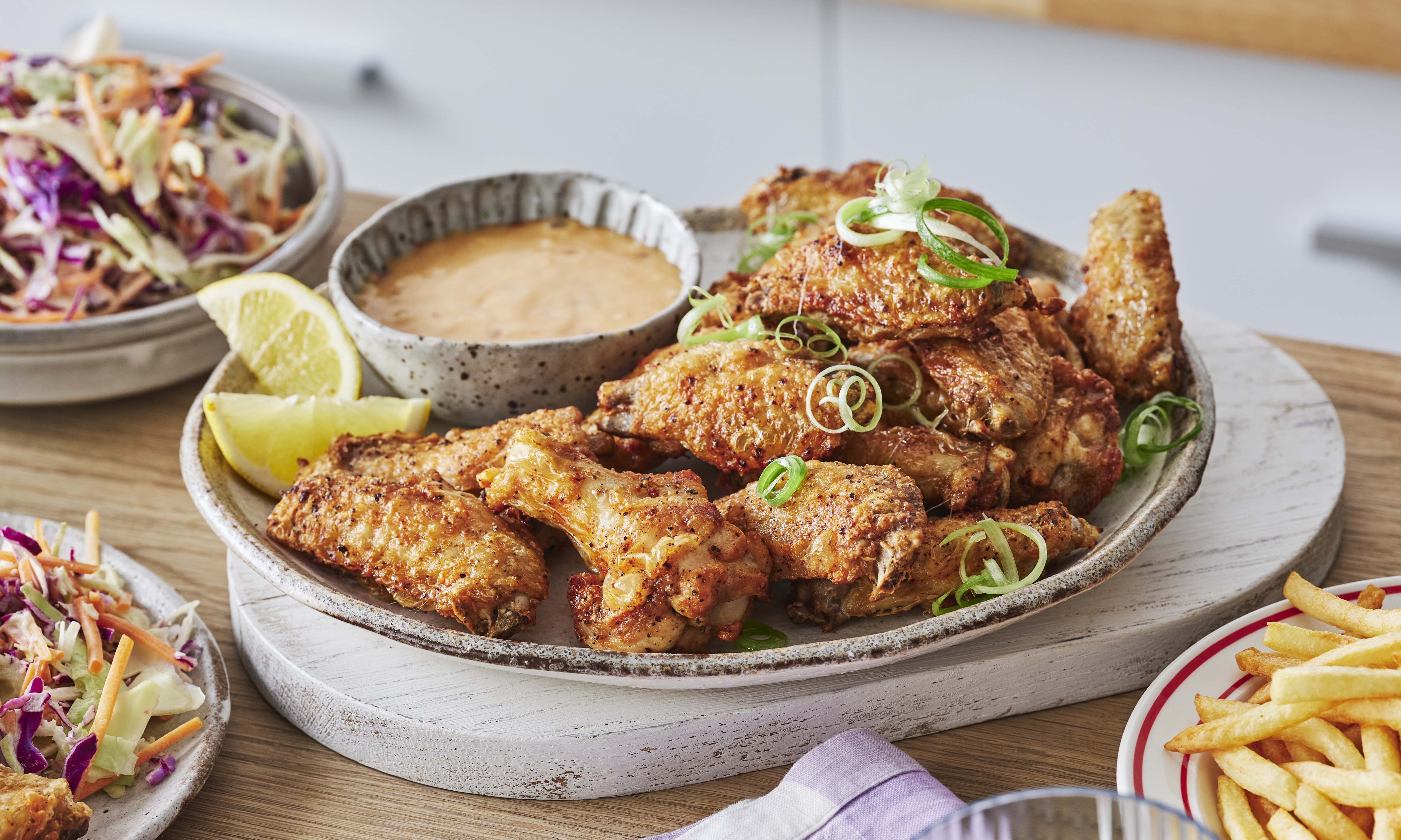 Air fryer chicken wings