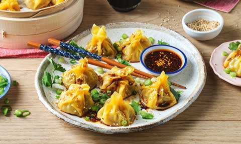 Prawn wontons