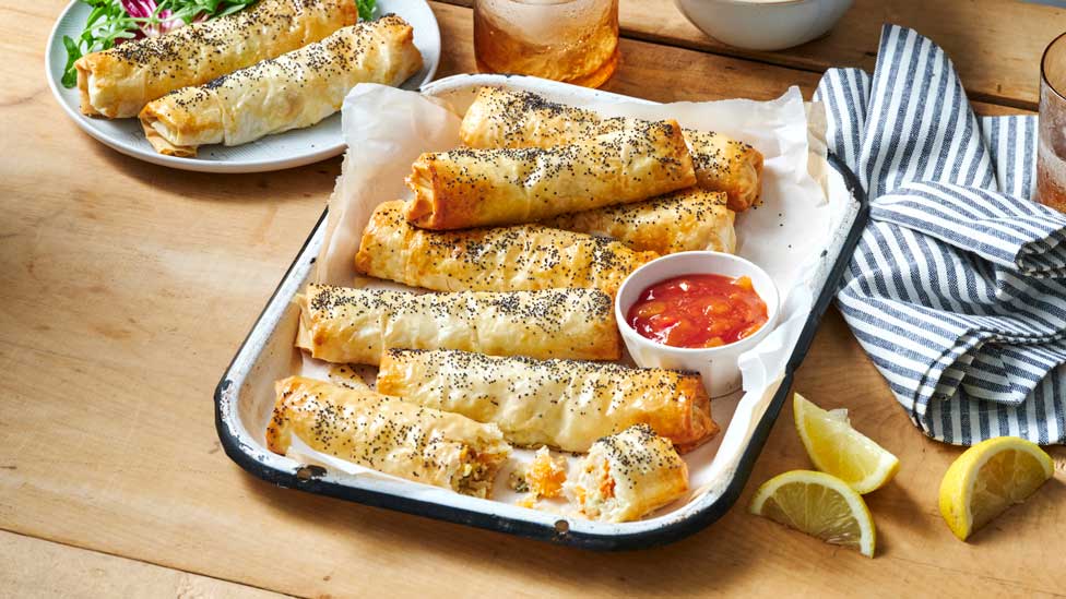 pumpkin fetta rolls