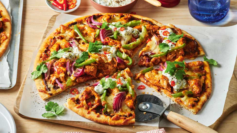 Tandoori pizza