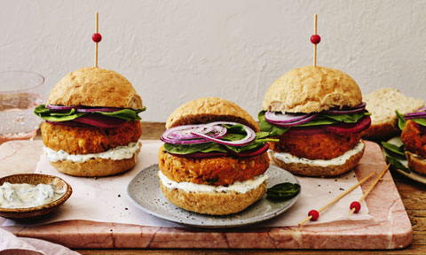 Lentil burger