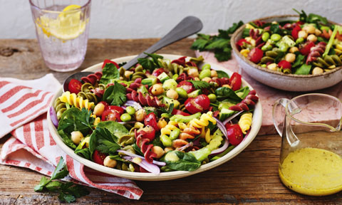 Vegan pasta salad