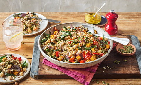 Mediterranean quinoa salad