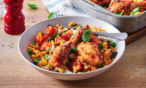 Chicken risoni bake