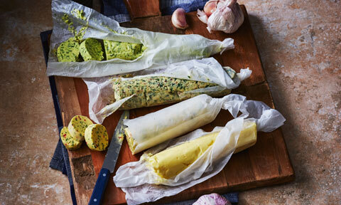Garlic butter, four ways