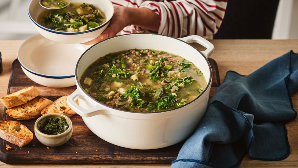 Lentil and vegetable soup