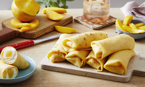 Mango pancakes