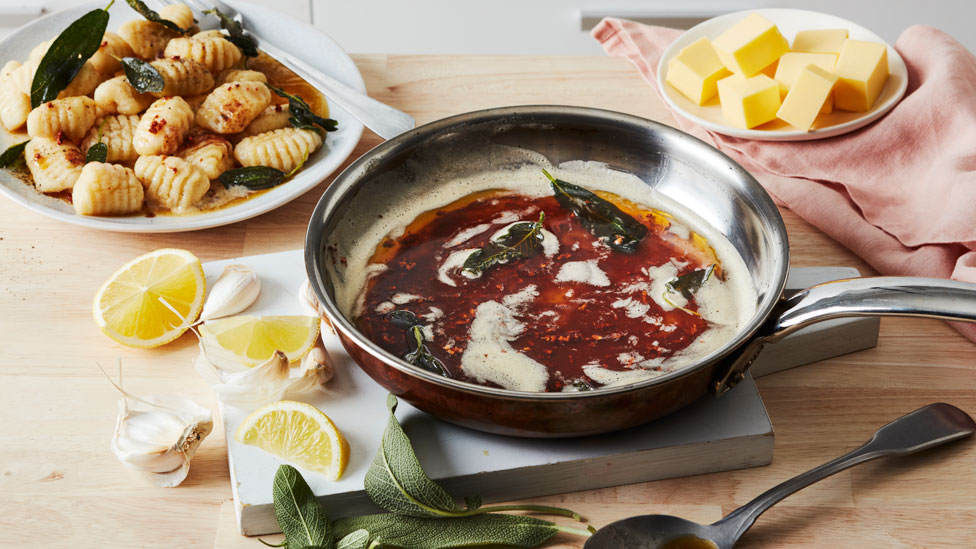 Burnt butter sage sauce