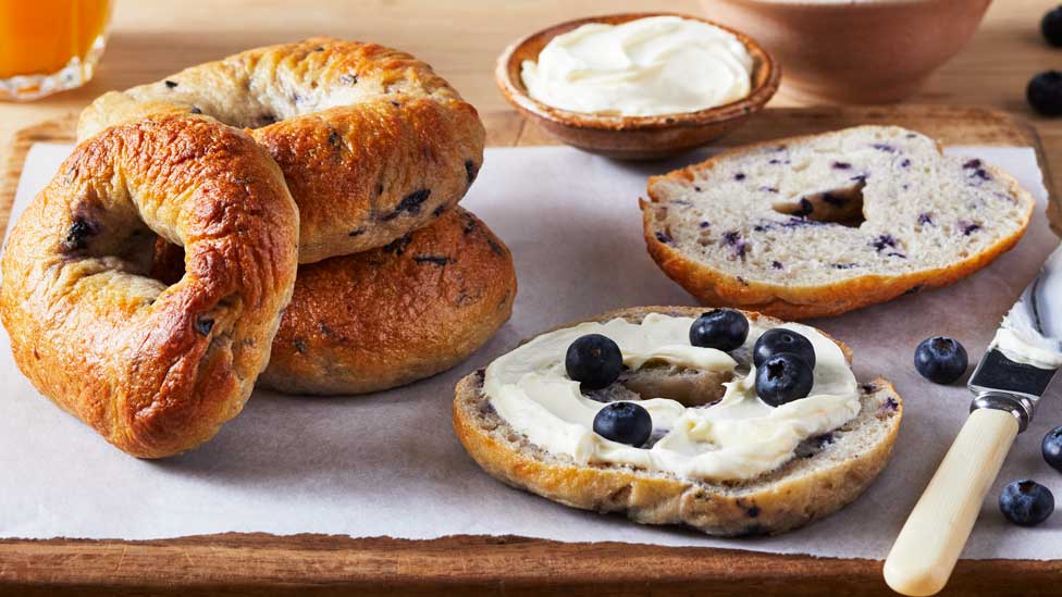 Blueberry bagels