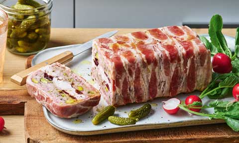 pork and chicken terrine
