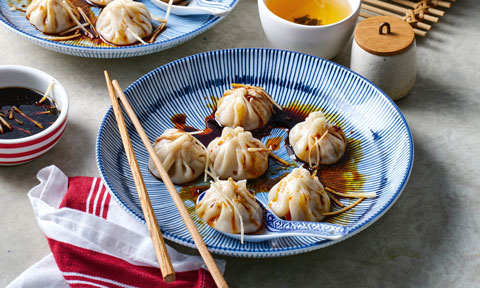 Prawn and pork soup dumplings 