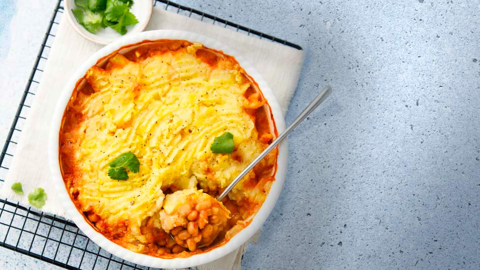 Mexican beef and beans cottage pie recipe