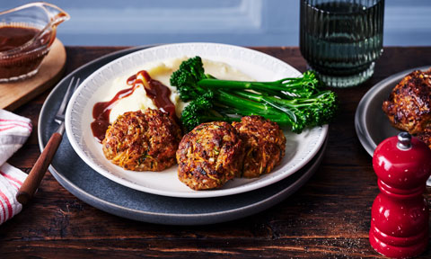 Homemade rissoles