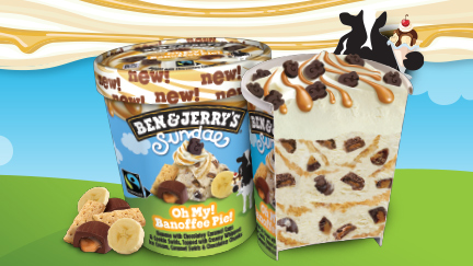 Ben & Jerrys Banoffee ice cream