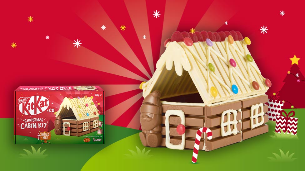KITKAT Christmas cabin kit