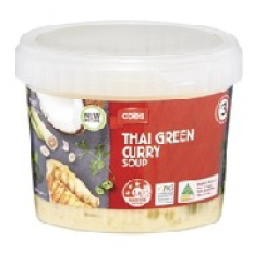 1 punnet of Coles Thai Green Curry Soup