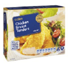 1 box of Coles chicken breast tenders
